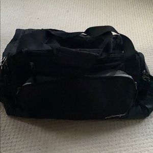 Basic black gym bag